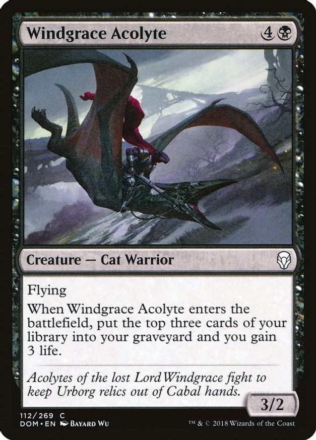 Windgrace Acolyte | 112 | Dominaria