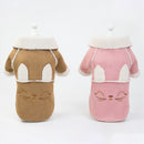 Cute Dog Clothes Cat Clothes Teddy Clothes Deerskin Velvet Lapel Jacket