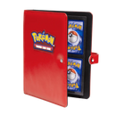 Premium Red 4-Pocket Snap Binder for Pokémon