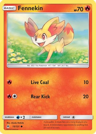 Fennekin 015/131 - SM  Forbidden Light