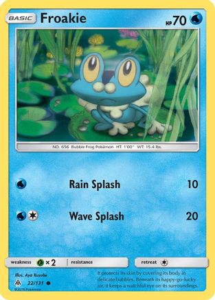Froakie 022/131 - SM  Forbidden Light Reverse Holofoil