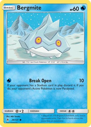 Bergmite 029/131 - SM  Forbidden Light