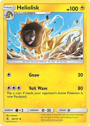 Heliolisk 038/131 - SM  Forbidden Light