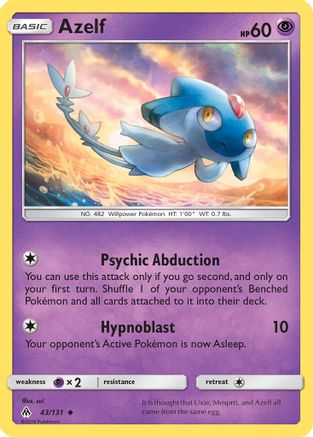 Azelf 043/131 - SM  Forbidden Light