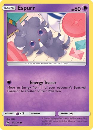 Espurr 044/131 - SM  Forbidden Light Reverse Holofoil