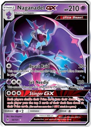 Naganadel GX 056/131 - SM  Forbidden Light Holofoil
