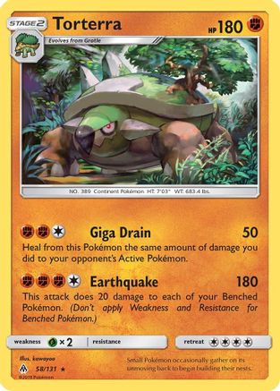 Torterra 058/131 - SM  Forbidden Light