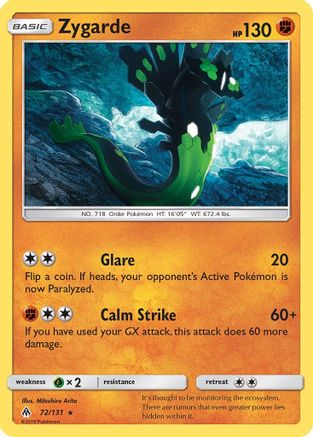 Zygarde 072/131 - SM  Forbidden Light