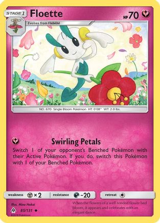 Floette 085/131 - SM  Forbidden Light Reverse Holofoil