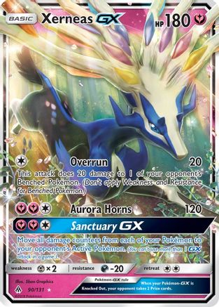 Xerneas GX 090/131 - SM  Forbidden Light Holofoil