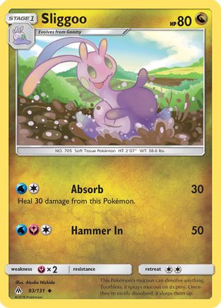 Sliggoo 093/131 - SM  Forbidden Light Reverse Holofoil