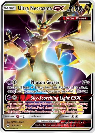 Ultra Necrozma GX 095/131 - SM  Forbidden Light Holofoil