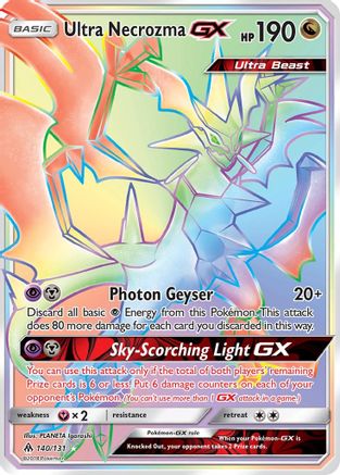 Ultra Necrozma GX (Secret) 140/131 - SM  Forbidden Light Holofoil