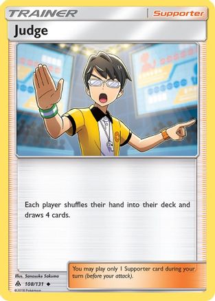 Judge 108/131 - SM  Forbidden Light Reverse Holofoil