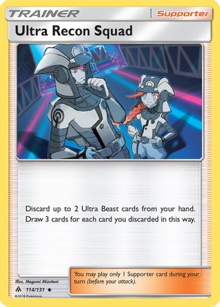 Ultra Recon Squad 114/131 - SM  Forbidden Light Reverse Holofoil