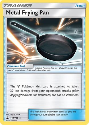 Metal Frying Pan 112/131 - SM  Forbidden Light Reverse Holofoil