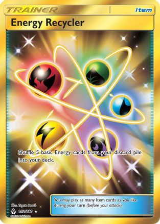 Energy Recycler (Secret) 143/131 - SM  Forbidden Light Holofoil