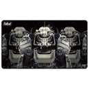 Fallout - Brotherhood of Steel Black Stitched Edge Playmat for Tabletop Gaming