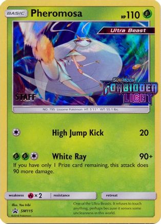 Pheromosa (Prerelease) [Staff] SM115 - SM Promos Holofoil