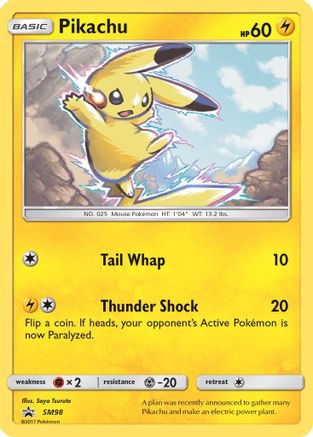 Pikachu SM98/248 - SM Promos Holofoil