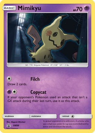 Mimikyu SM99/248 - SM Promos Holofoil