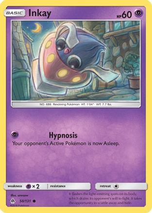 Inkay 050/131 - SM  Forbidden Light Reverse Holofoil
