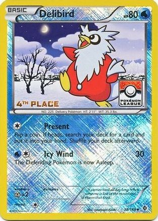 Delibird 038/149 - League & Championship Cards - Reverse Holofoil