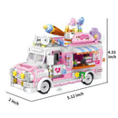 Dessert Trolley Building Block toys Minifigures Food Trucks Fun for All over 500 Pieces