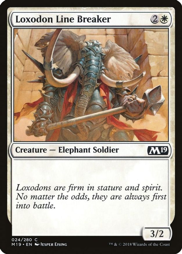 Loxodon Line Breaker | 24 | Core Set 2019