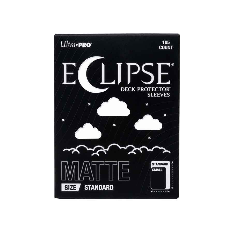 ECLIPSE® Matte Standard DECK PROTECTOR® Sleeves: Arctic White - 105ct
