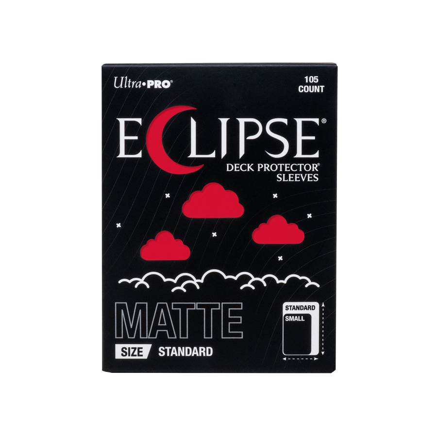 ECLIPSE® Matte Standard DECK PROTECTOR® Sleeves: Apple Red - 105ct