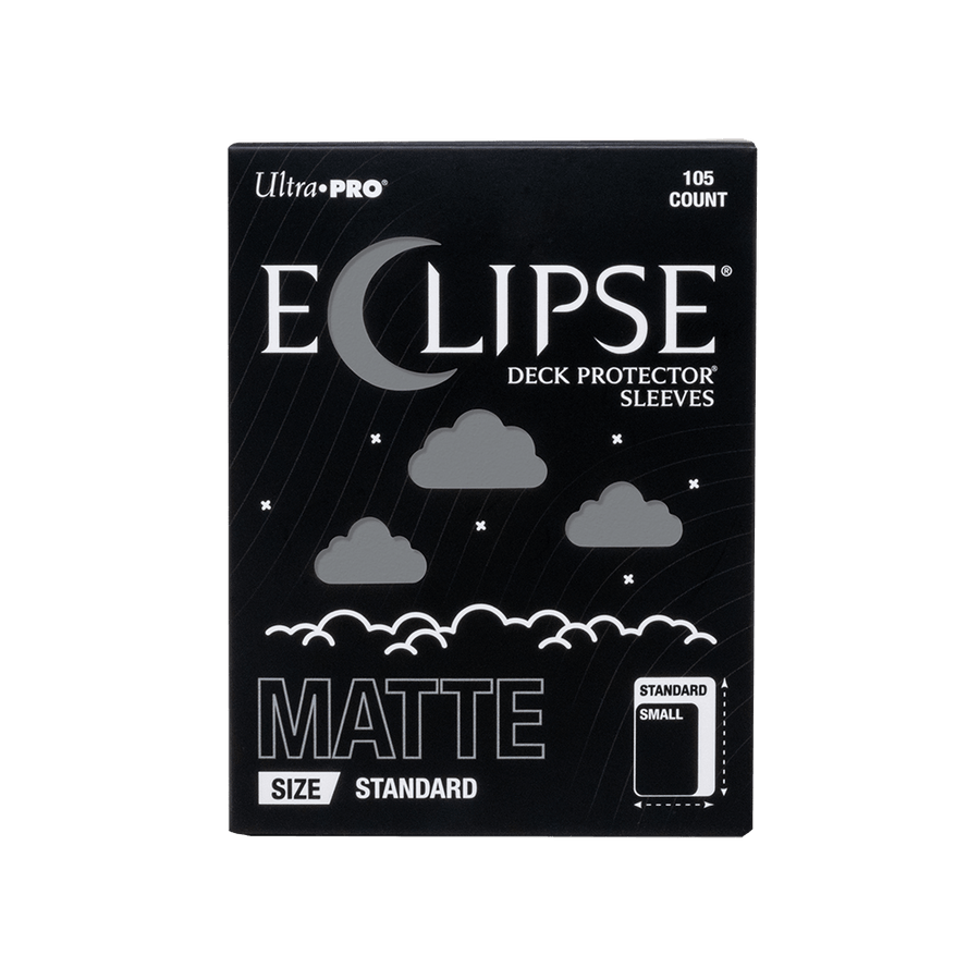 ECLIPSE® Matte Standard DECK PROTECTOR® Sleeves: Smoke Grey - 105ct