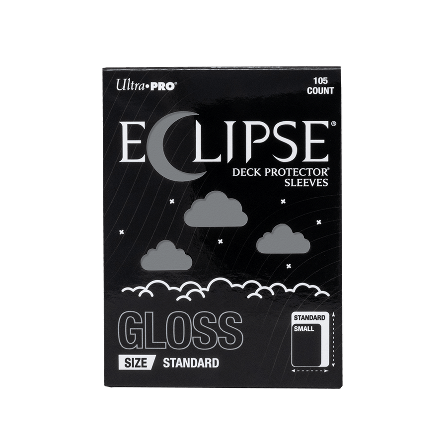 ECLIPSE® Gloss Standard DECK PROTECTOR® Sleeves: Smoke Grey - 105ct