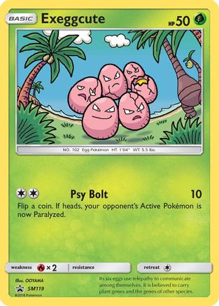 Exeggcute SM119/248 - SM Promos Holofoil