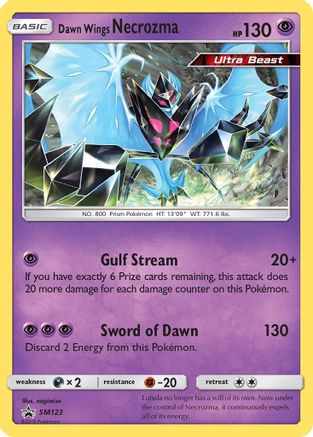 Dawn Wings Necrozma SM123/248 - SM Promos Holofoil
