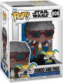 Funko Pop! & Buddy Star Wars: Clone Wars Hondo and Pikk Vinyl Figure #808 with Funko Protector