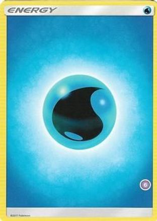 Water Energy ()  - SM Trainer Kit Alolan Sandslash & Alolan Ninetales