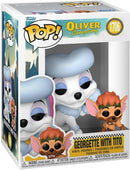 Funko Pop! & Buddy Disney Oliver & Company Georgette with Tito Vinyl #1706
