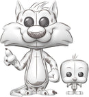 Funko Pop! & Buddy Looney Tunes Sylvester & Tweety (Sketched Deco) Vinyl #2013
