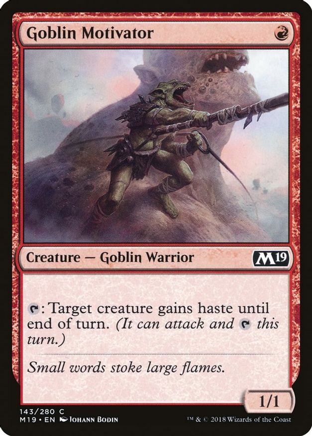 Goblin Motivator | 143 | Core Set 2019