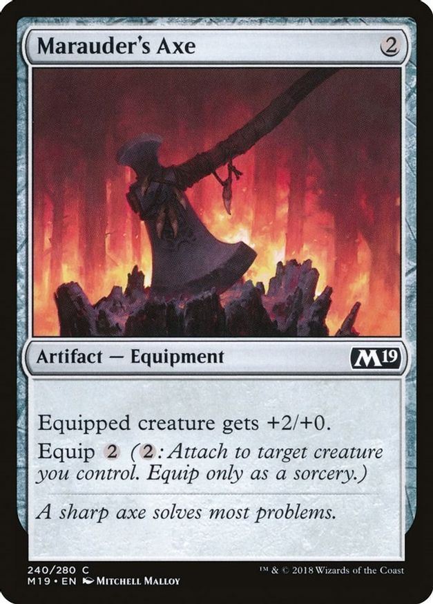 Marauder's Axe | 240 | Core Set 2019