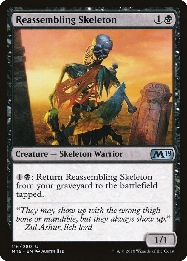 Reassembling Skeleton | 116 | Core Set 2019