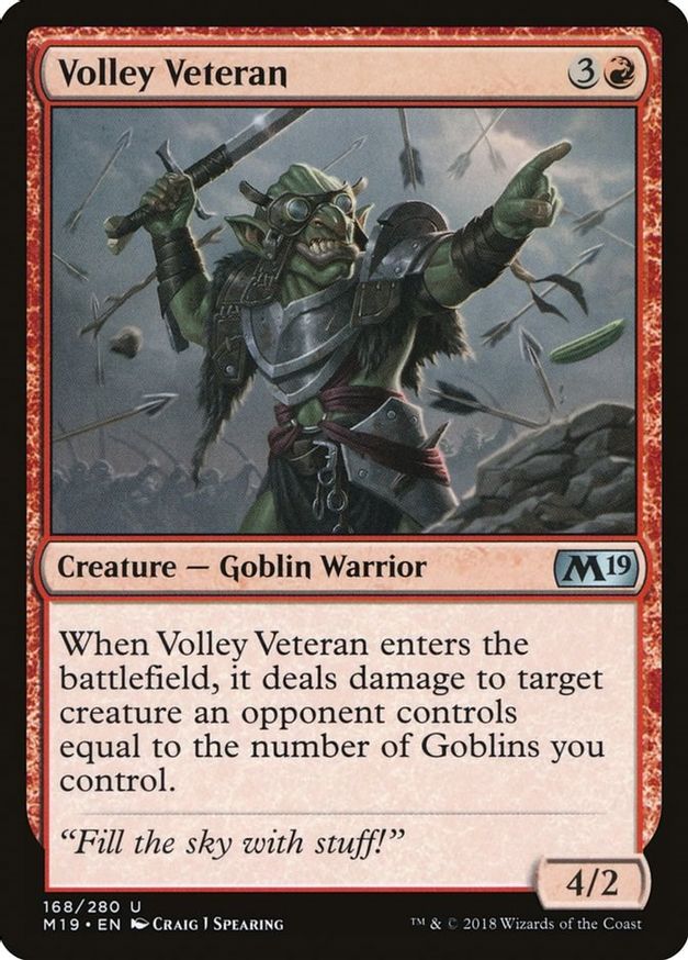 Volley Veteran | 168 | Core Set 2019
