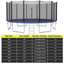 15/16 Feet Trampoline Replacement Safety Net-16 ft