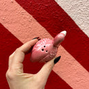Pink Flamingo Salt & Pepper Set | Stoneware Pink Glazed Shakers