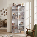 16 Compartment CD Storage Unit with Adjustable Shelves 54"
