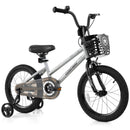 14 Inch Kids Bike Adjustable with Transparent Chain Cover for 4-5 Years Old