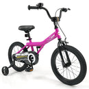 Kids Bike 14-Inch with Removable Training Wheels Pink