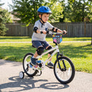 Kids Bike with Training Wheels 12-18 Inch White