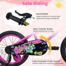 Kids Bike with Training Wheels 12-18 Inch Pink